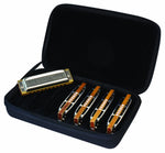 Pack 5 Blues Harp + Estuche